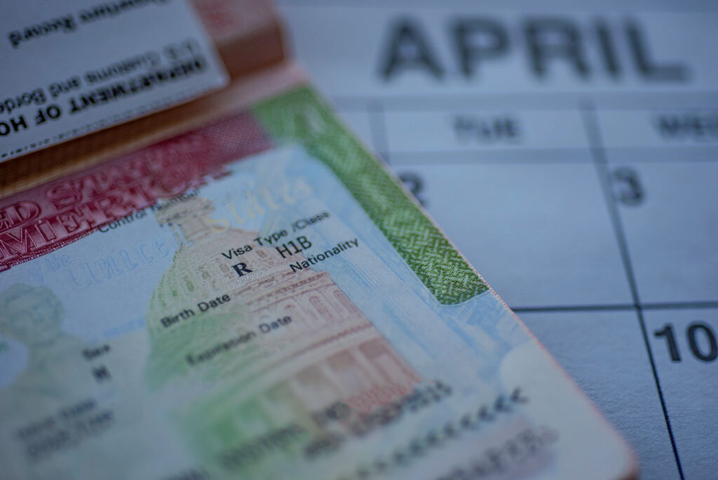 H-1B Visa document