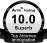 Avvo Rating 10.0 Superb Top Attorney Immigration